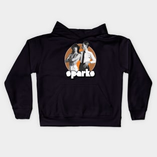 Retro Sparks Band Synth Tribute Kids Hoodie